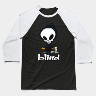 Blind Grim Reaper Baseball T-Shirt